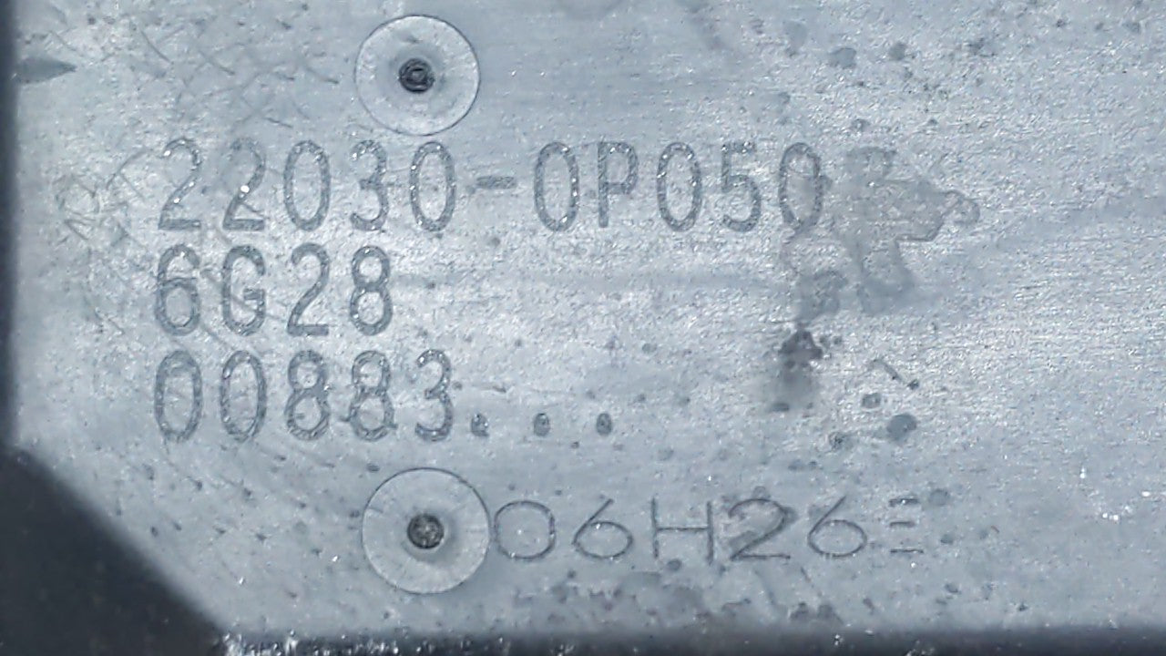 2007-2016 Toyota Sienna Throttle Body P/N:22030-0P050 22030-31030 Fits OEM Used Auto Parts - Oemusedautoparts1.com