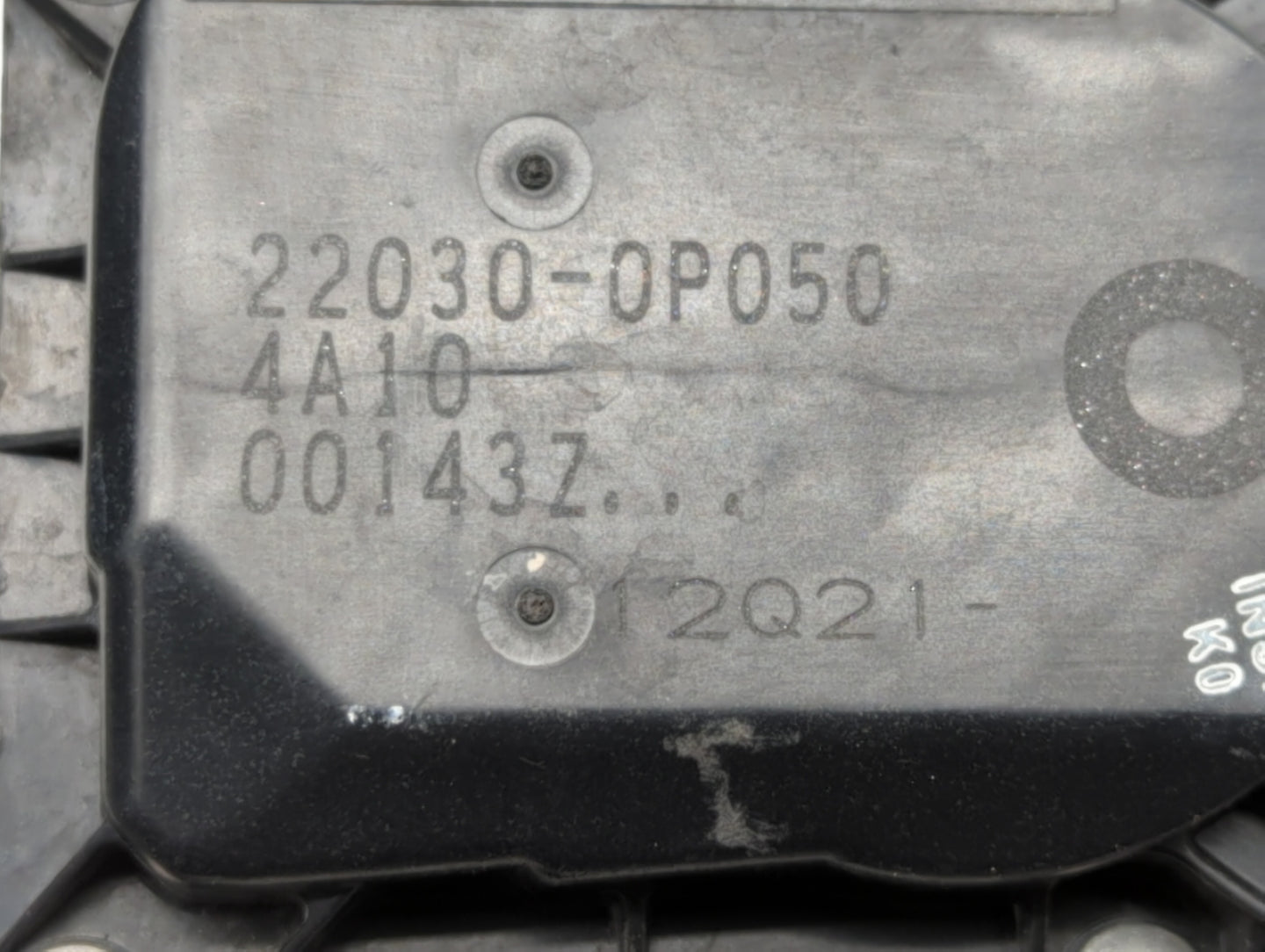 2007-2016 Toyota Sienna Throttle Body P/N:22030-0P050 22030-31030 Fits OEM Used Auto Parts - Oemusedautoparts1.com