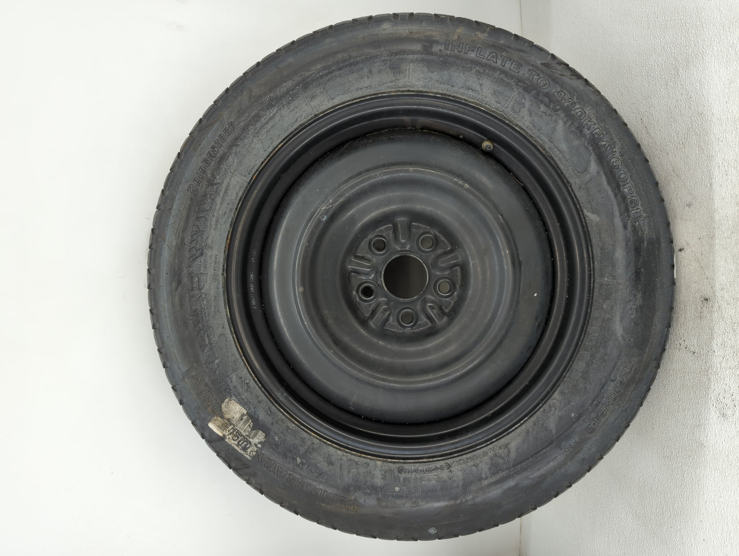 2009-2016 Toyota Venza Spare Donut Tire Wheel Rim Oem - Oemusedautoparts1.com