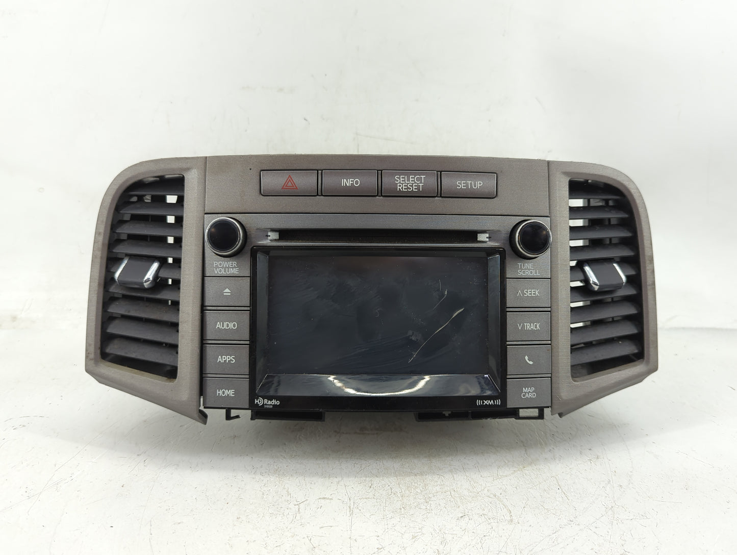 2015-2016 Toyota Venza Radio AM FM Cd Player Receiver Replacement P/N:86100-0T061 Fits Fits 2015 2016 OEM Used Auto Parts - 