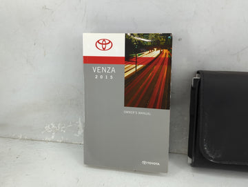 2015 Toyota Venza Owners Manual Book Guide P/N:OM73023U 01999-73023 OEM Used Auto Parts
