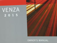 2015 Toyota Venza Owners Manual Book Guide P/N:OM73023U 01999-73023 OEM Used Auto Parts - Oemusedautoparts1.com