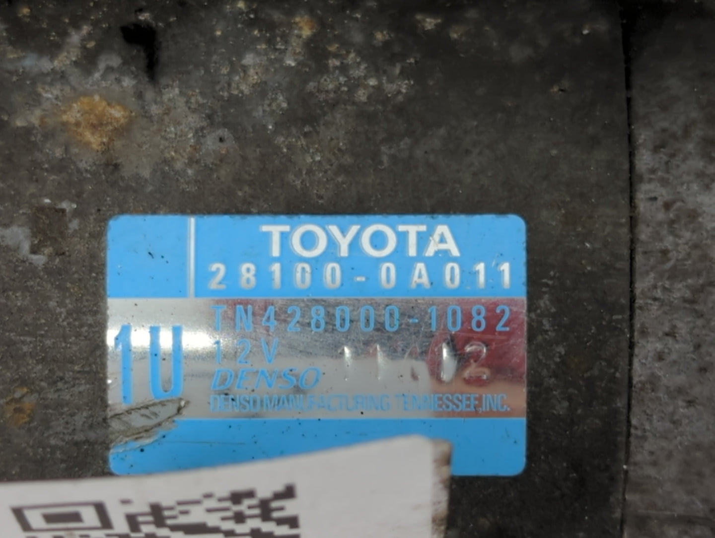 2009-2016 Toyota Venza Car Starter Motor Solenoid OEM P/N:28100-0A011 Fits OEM Used Auto Parts - Oemusedautoparts1.com