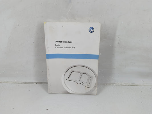 2015 Volkswagen Beetle Owners Manual Book Guide P/N:1525U1BC023 OEM Used Auto Parts - Oemusedautoparts1.com