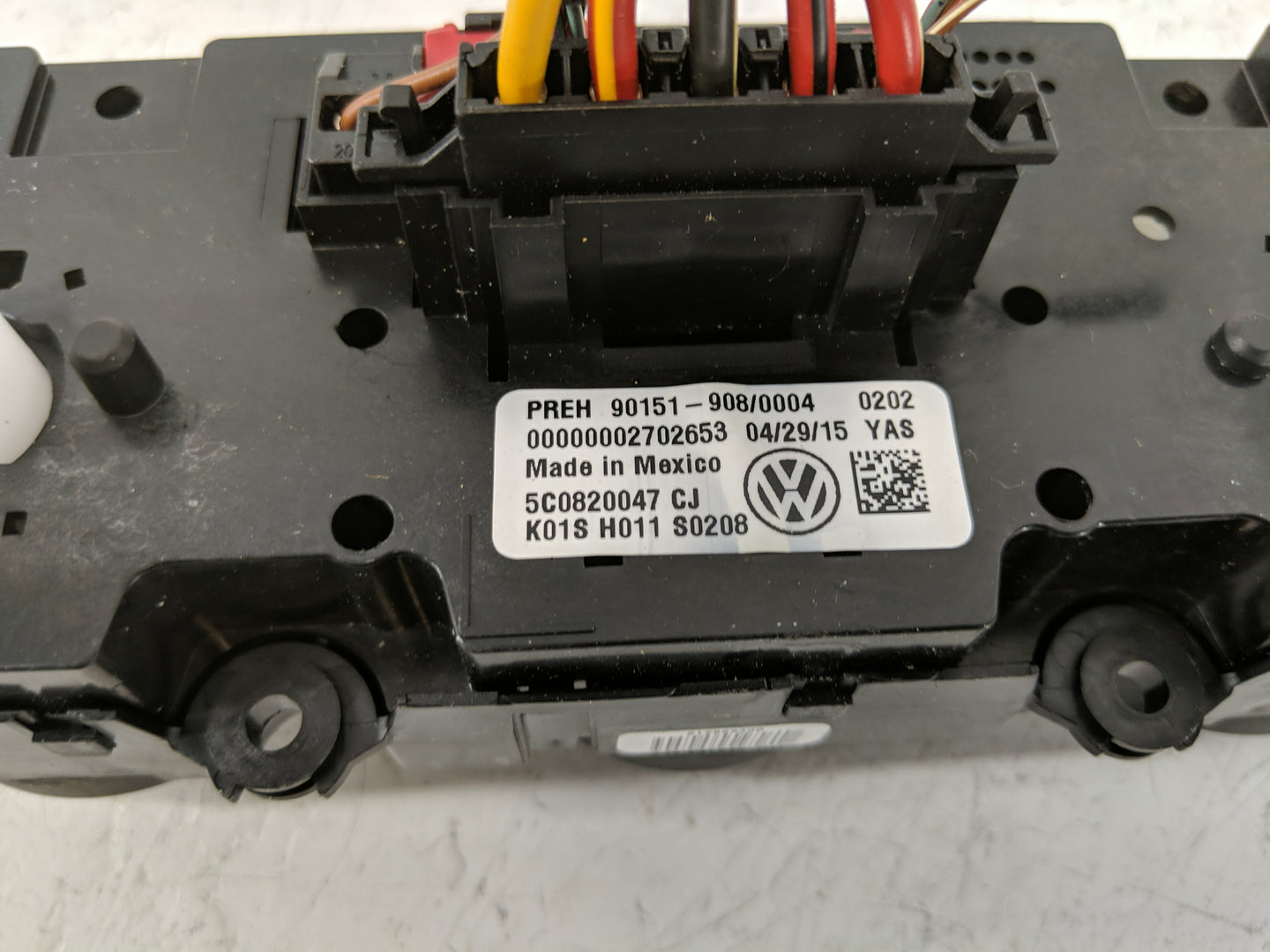 2012-2016 Volkswagen Beetle Climate Control Module Temperature AC/Heater Replacement P/N:90151-908 Fits OEM Used Auto Parts 