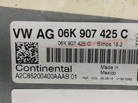 2015 Volkswagen Beetle PCM Engine Control Computer ECU ECM PCU OEM P/N:06K 907 425 C Fits Fits 2016 2017 OEM Used Auto Parts