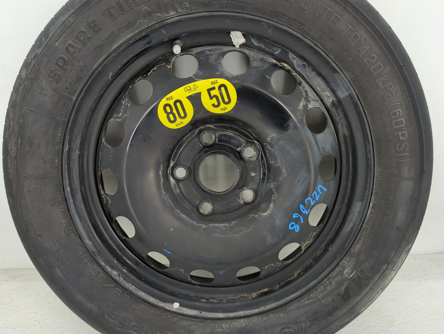 Volkswagen Beetle Spare Donut Tire Wheel Rim Oem - Oemusedautoparts1.com