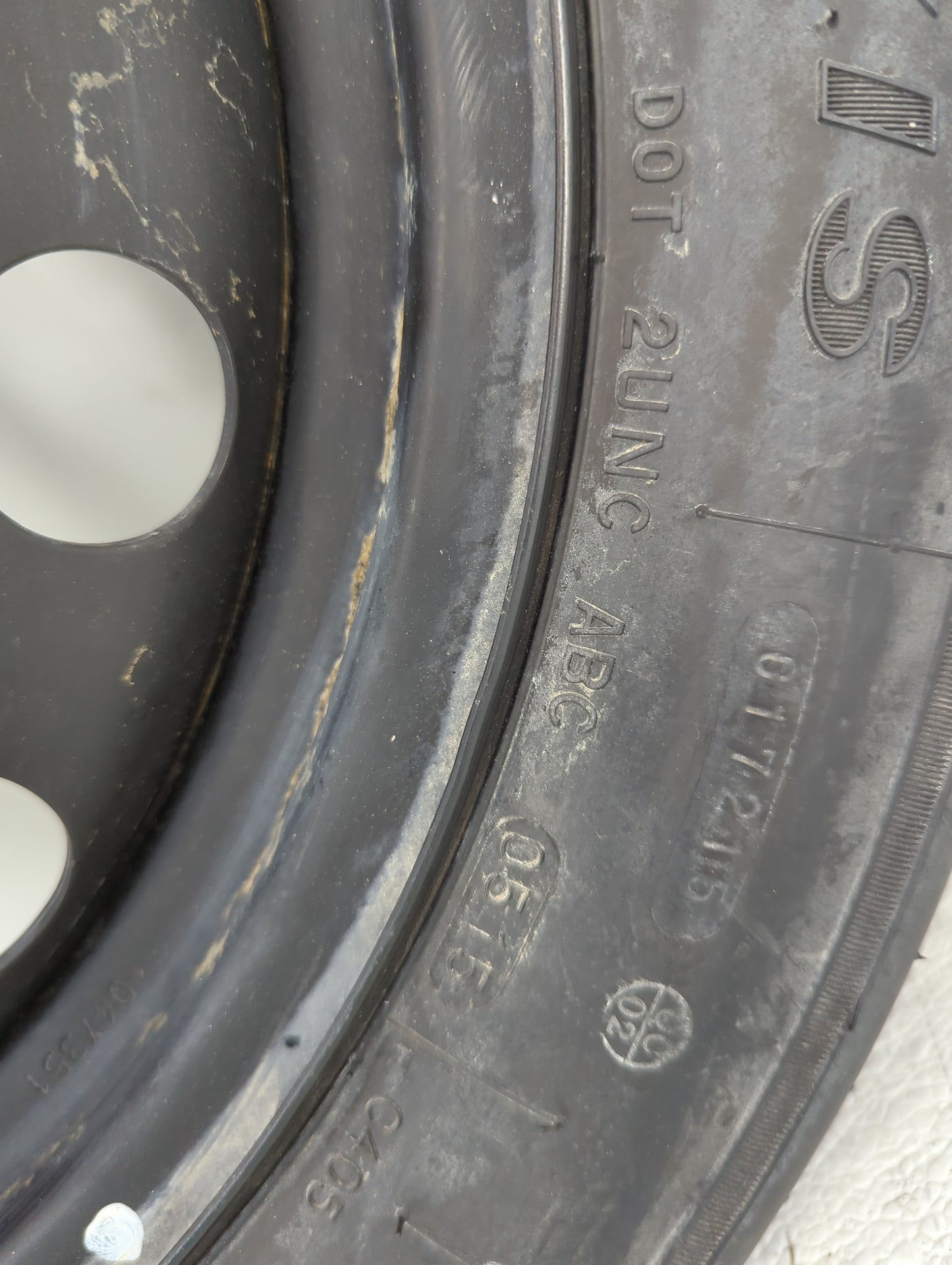 Volkswagen Beetle Spare Donut Tire Wheel Rim Oem - Oemusedautoparts1.com