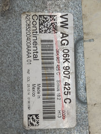 2015 Volkswagen Beetle PCM Engine Control Computer ECU ECM PCU OEM P/N:06K907425C A2C85200400AAAA Fits OEM Used Auto Parts -