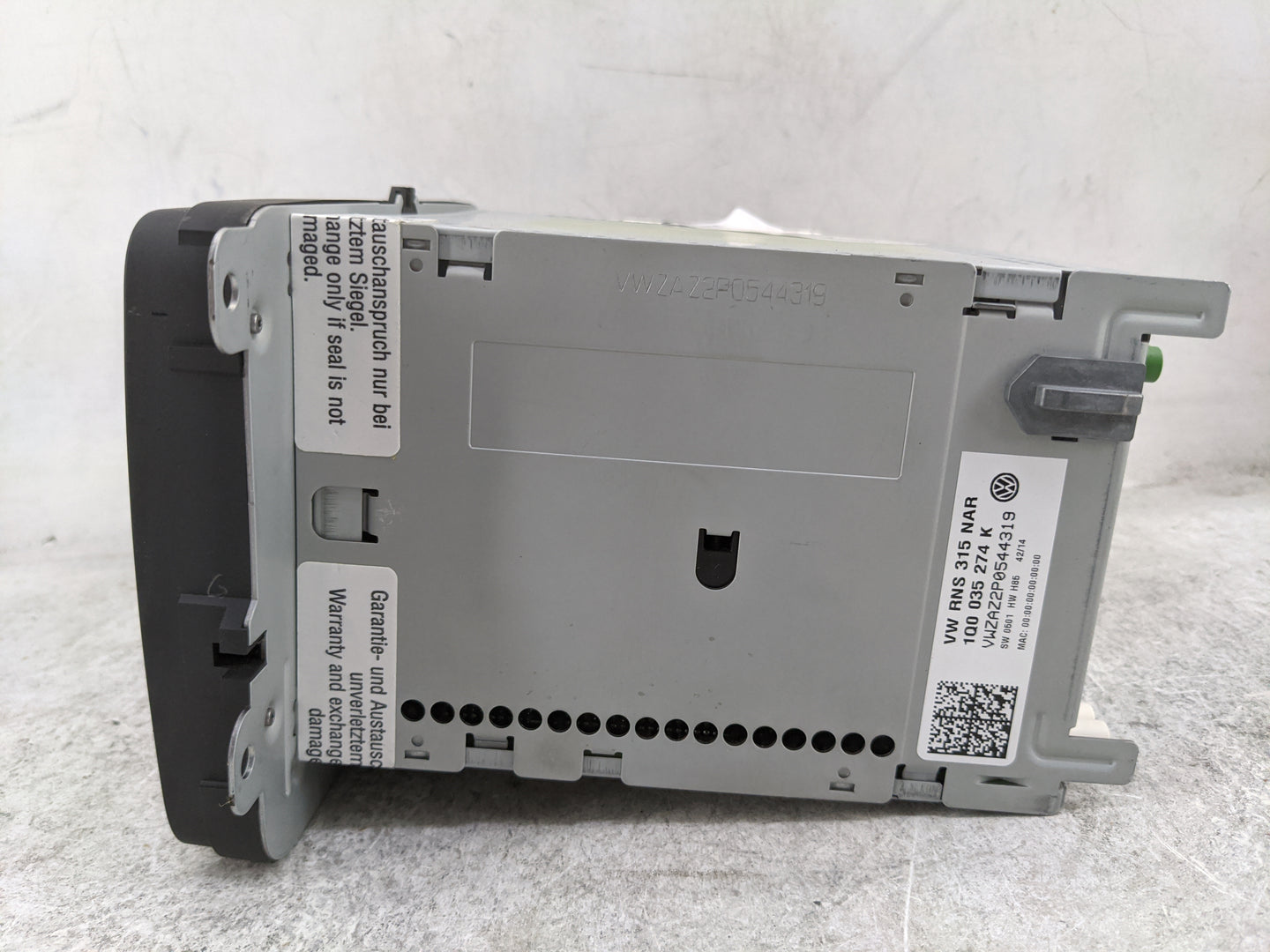 2012-2016 Volkswagen Beetle Radio AM FM Cd Player Receiver Replacement P/N:VW RNS 315 NAR 1Q0 035 274 K Fits OEM Used Auto P