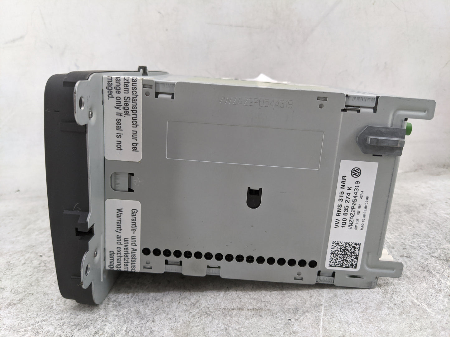 2012-2016 Volkswagen Beetle Radio AM FM Cd Player Receiver Replacement P/N:VW RNS 315 NAR 1Q0 035 274 K Fits OEM Used Auto P