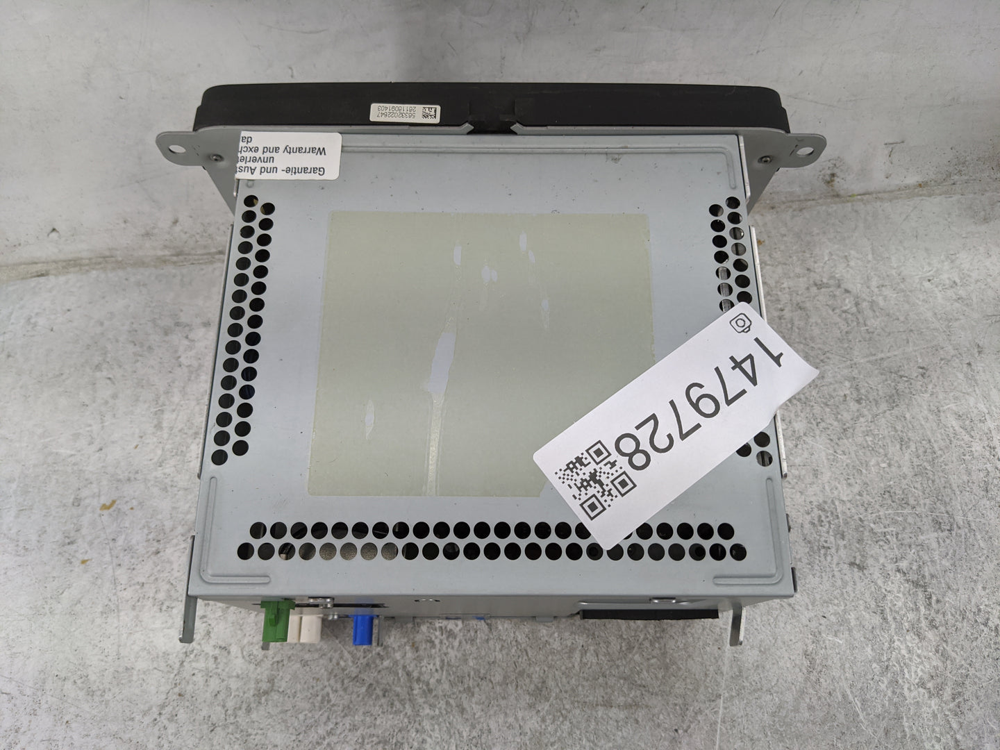 2012-2016 Volkswagen Beetle Radio AM FM Cd Player Receiver Replacement P/N:VW RNS 315 NAR 1Q0 035 274 K Fits OEM Used Auto P