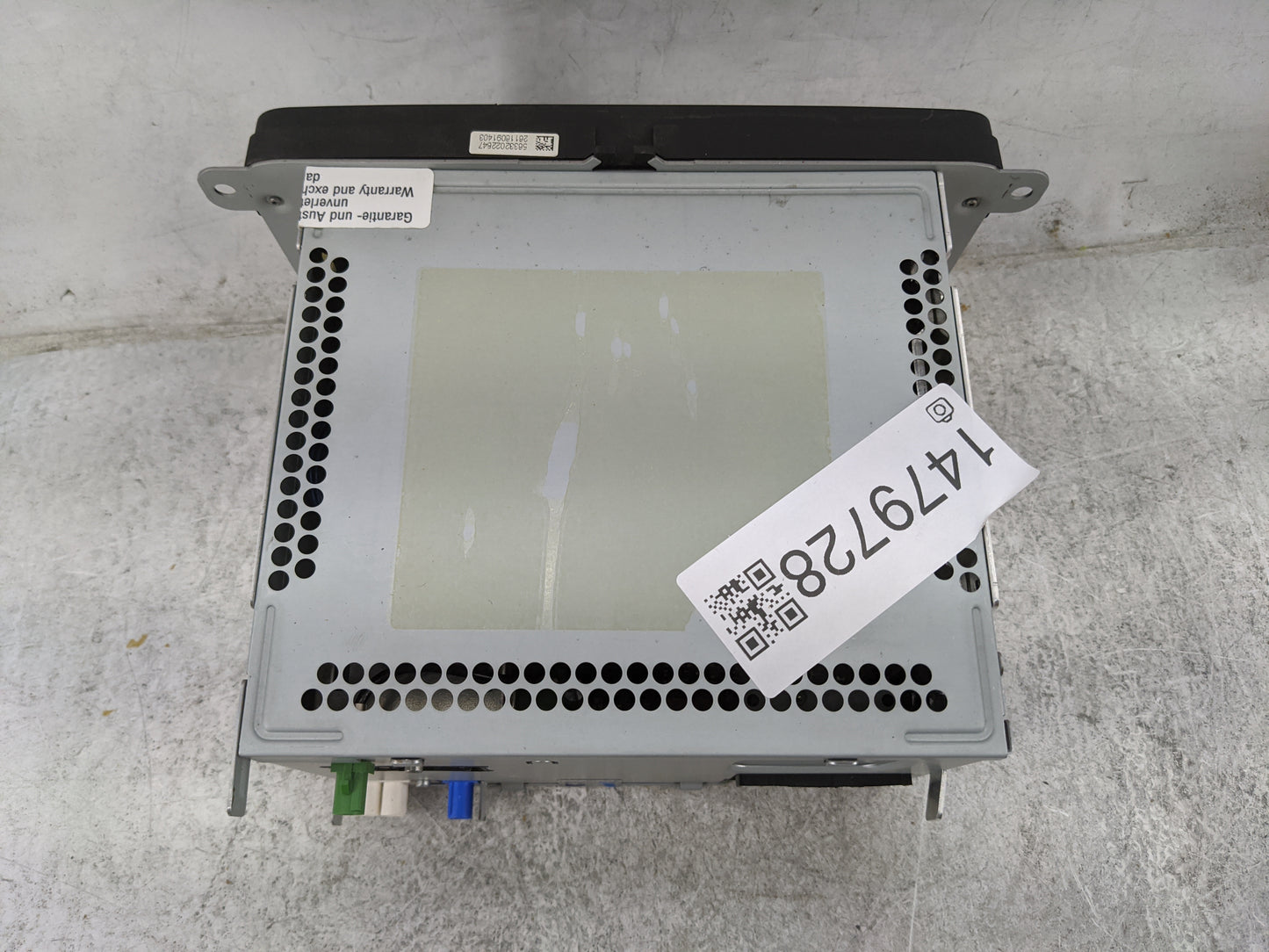 2012-2016 Volkswagen Beetle Radio AM FM Cd Player Receiver Replacement P/N:VW RNS 315 NAR 1Q0 035 274 K Fits OEM Used Auto P
