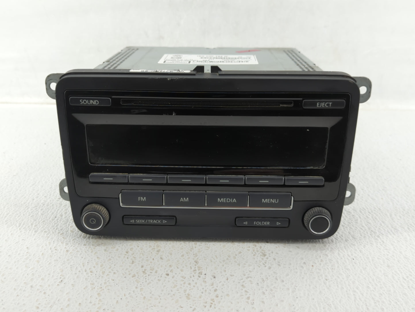 2014-2016 Volkswagen Beetle Radio AM FM Cd Player Receiver Replacement P/N:1K0 035 164 H 1K0 035 164 J Fits OEM Used Auto Pa