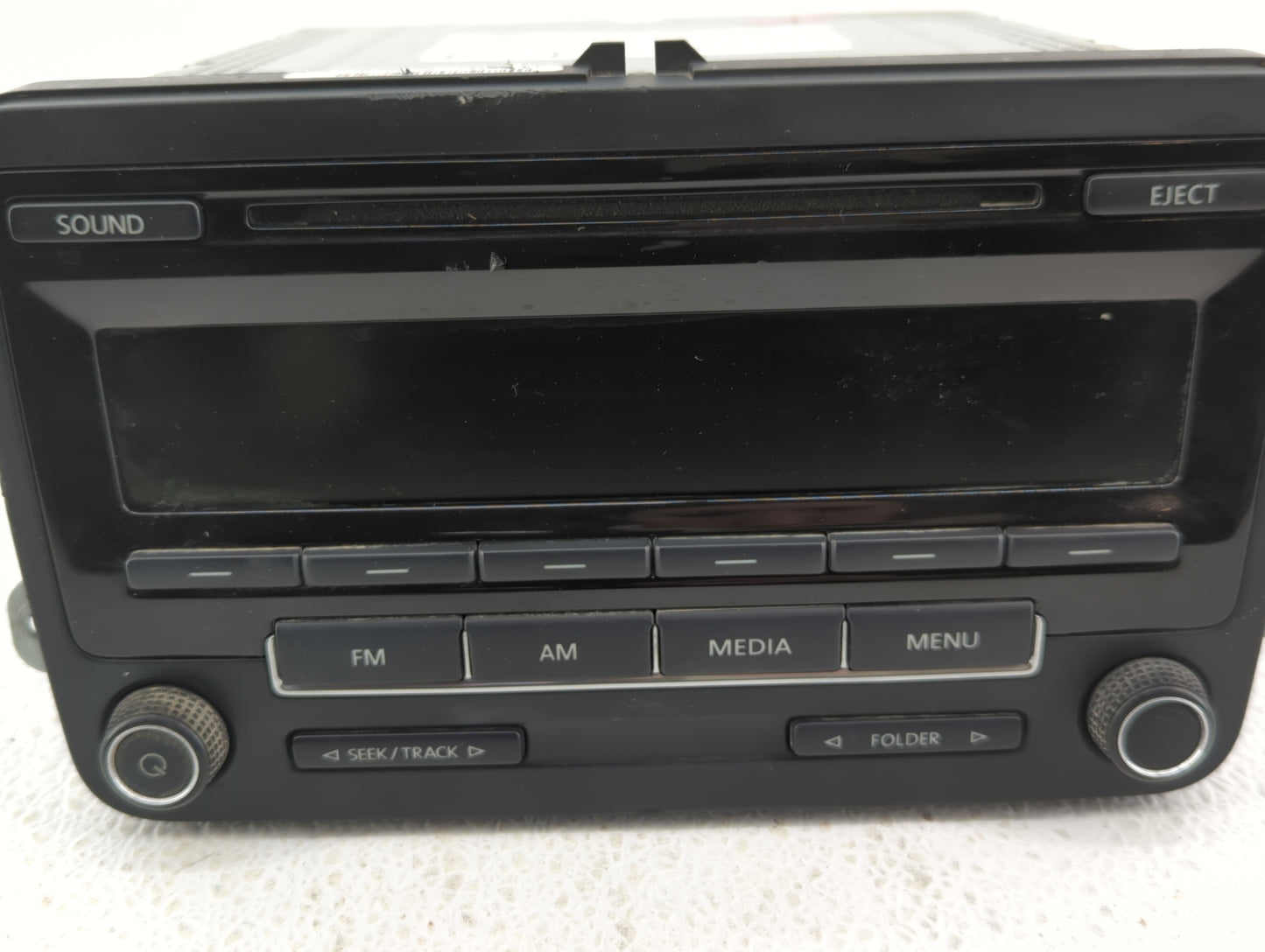 2014-2016 Volkswagen Beetle Radio AM FM Cd Player Receiver Replacement P/N:1K0 035 164 H 1K0 035 164 J Fits OEM Used Auto Pa