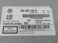2014-2016 Volkswagen Beetle Radio AM FM Cd Player Receiver Replacement P/N:1K0 035 164 H 1K0 035 164 J Fits OEM Used Auto Pa