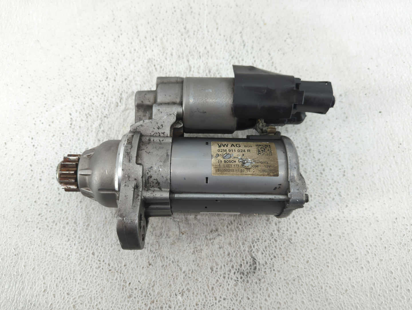 2014-2017 Volkswagen Beetle Car Starter Motor Solenoid OEM P/N:02M 911 024 R Fits OEM Used Auto Parts - Oemusedautoparts1.co