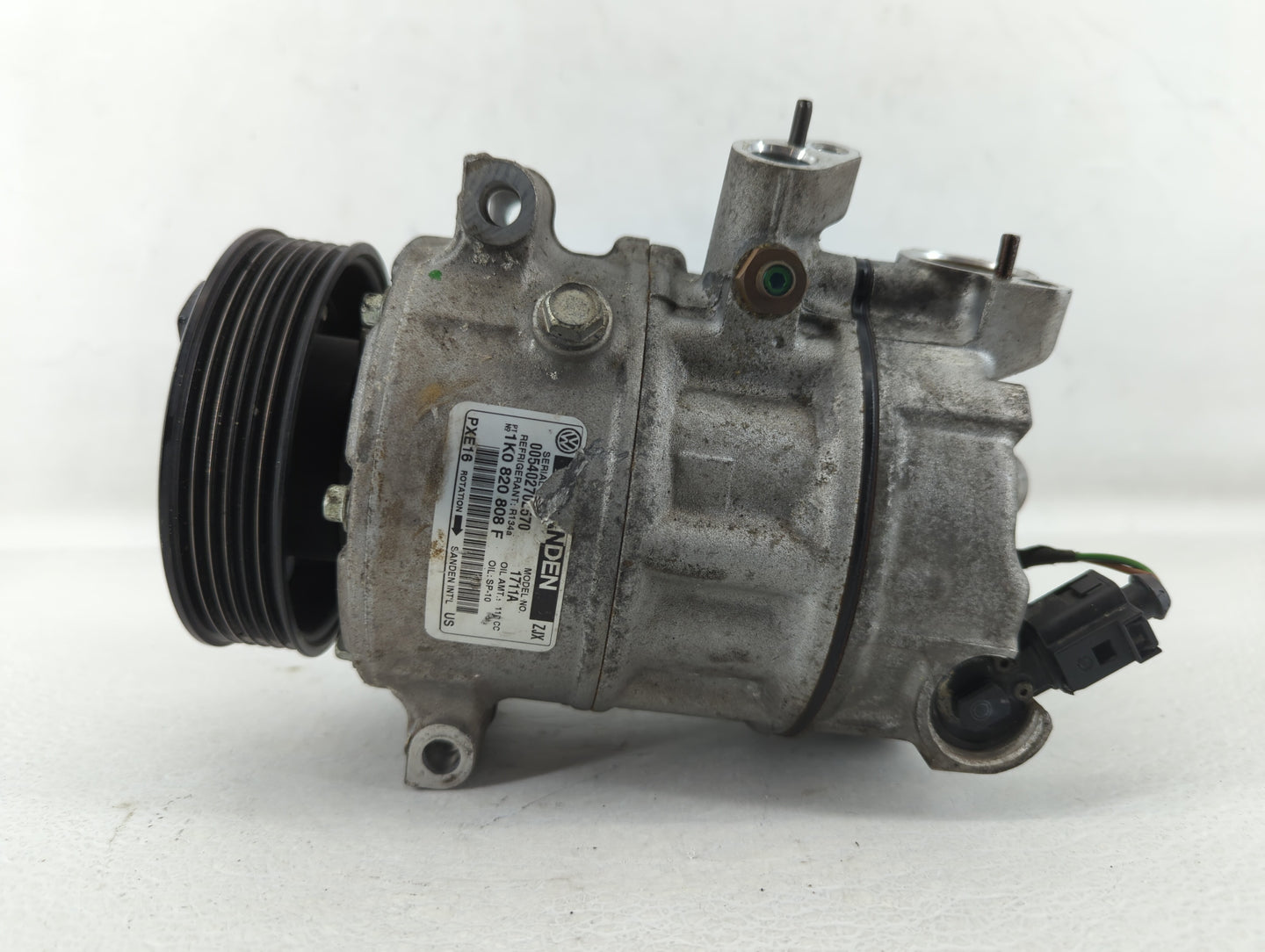 2013-2015 Volkswagen Beetle Air Conditioning A/c Ac Compressor Oem - Oemusedautoparts1.com
