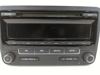 2014-2016 Volkswagen Beetle Am Fm Cd Player Radio Receiver 554496 - Oemusedautoparts1.com