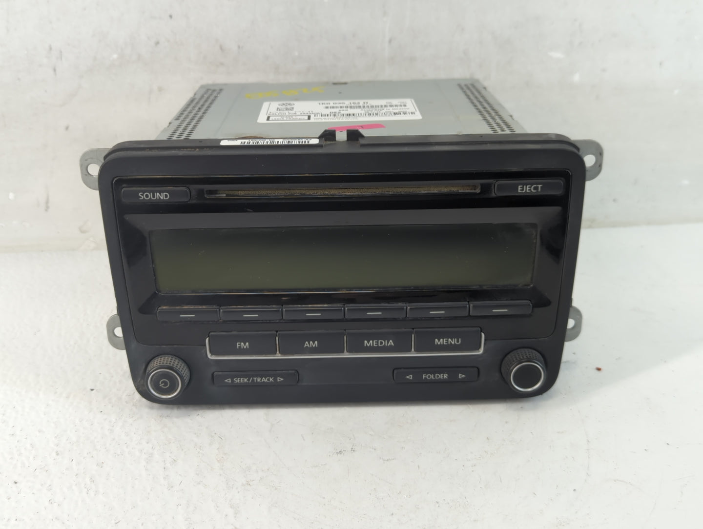 2012-2015 Volkswagen Beetle Radio AM FM Cd Player Receiver Replacement P/N:1K0 035 164 H Fits Fits 2010 2011 2012 2013 2014 