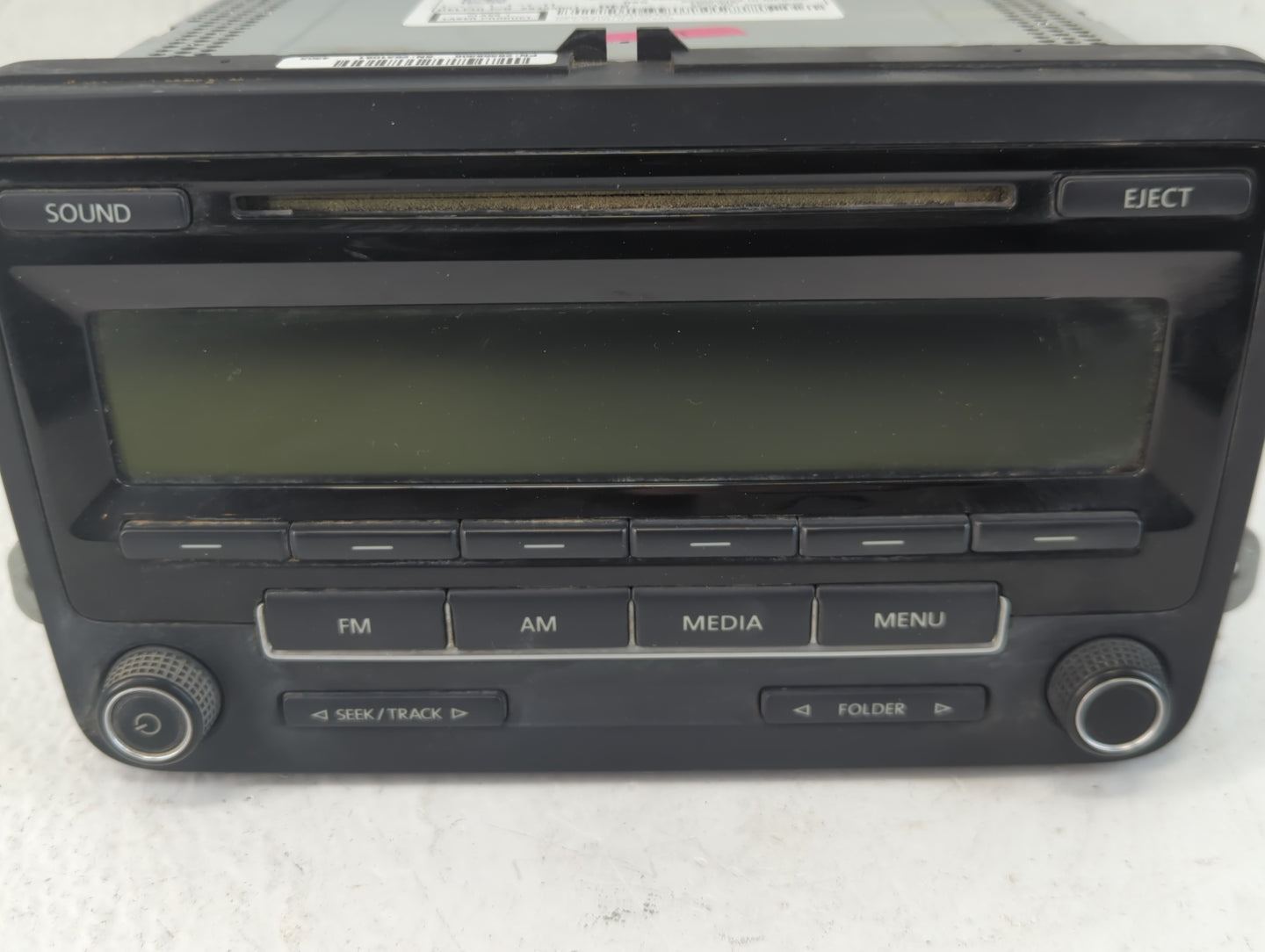 2012-2015 Volkswagen Beetle Radio AM FM Cd Player Receiver Replacement P/N:1K0 035 164 H Fits Fits 2010 2011 2012 2013 2014 