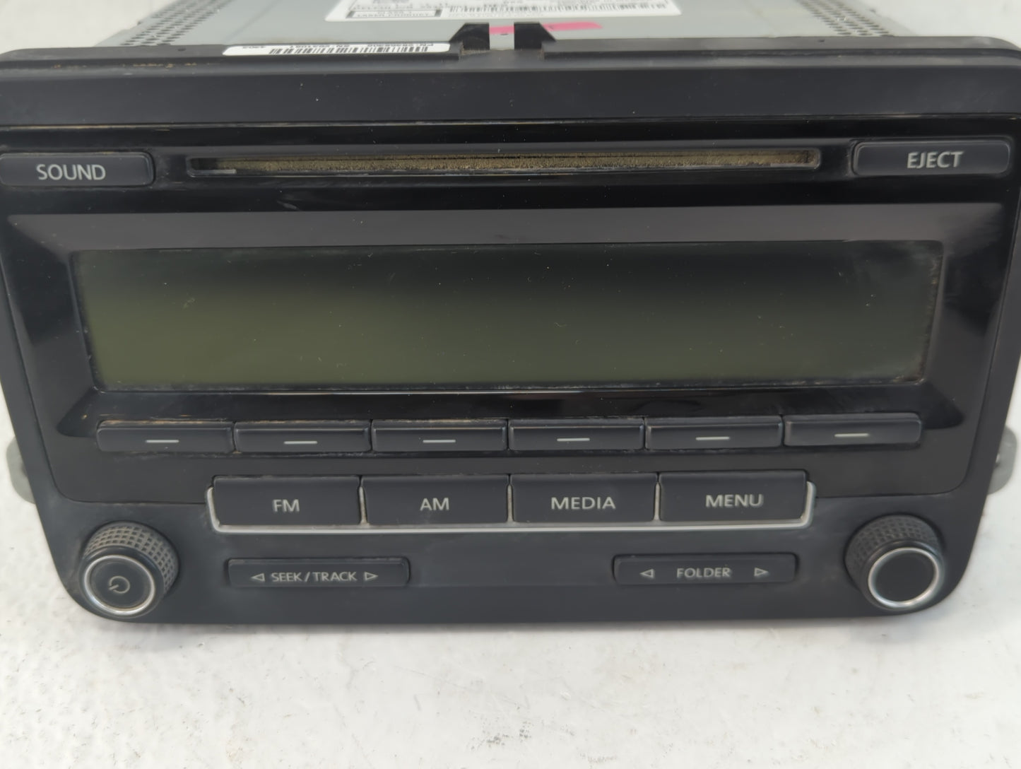 2012-2015 Volkswagen Beetle Radio AM FM Cd Player Receiver Replacement P/N:1K0 035 164 H Fits Fits 2010 2011 2012 2013 2014 