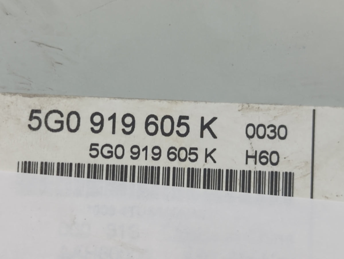 2015-2016 Volkswagen Golf Information Radio Display Screen 1387260 - Oemusedautoparts1.com