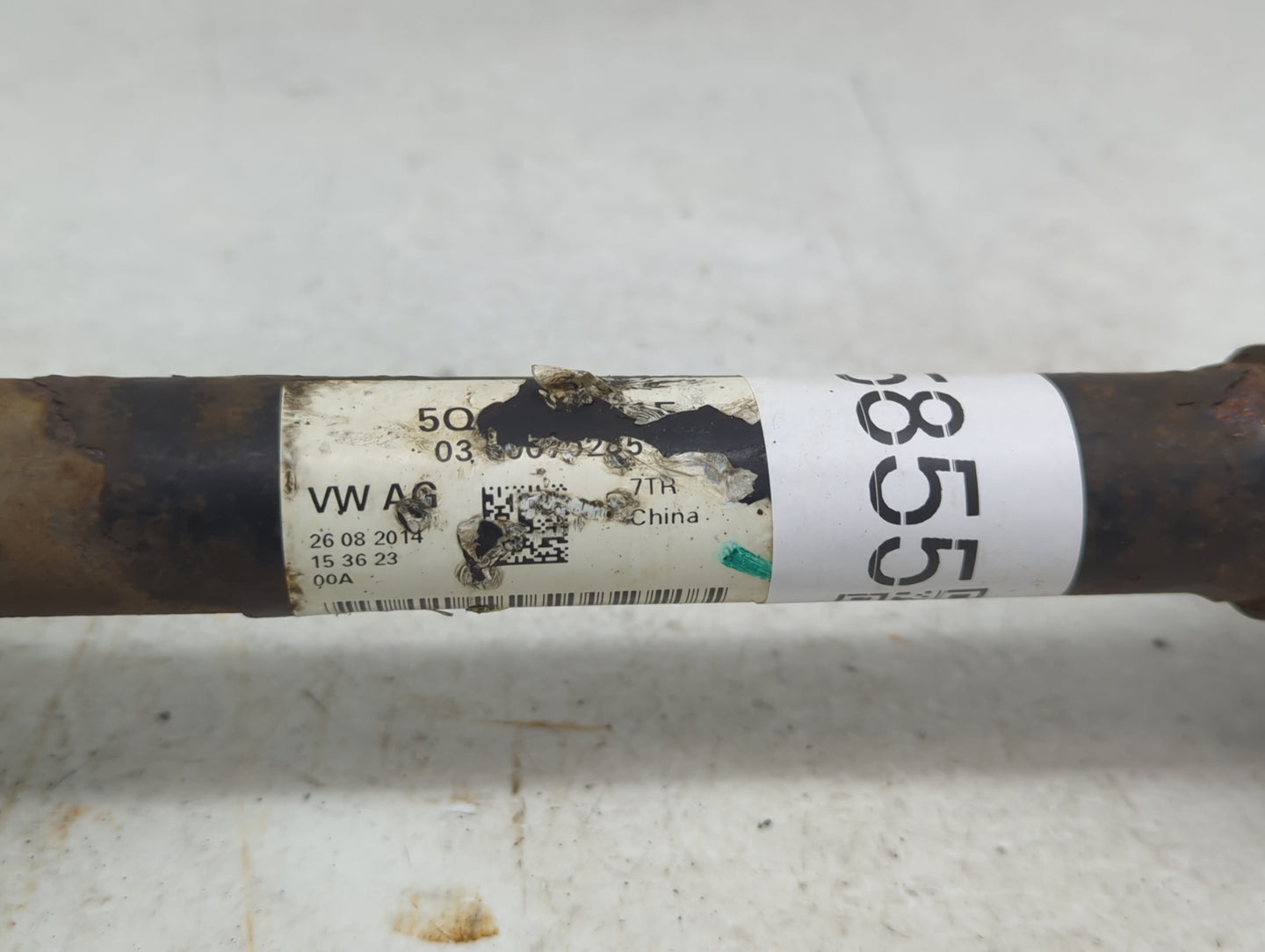2015-2015 Volkswagen Golf Axle Shaft Front Driver Cv C/v - Oemusedautoparts1.com
