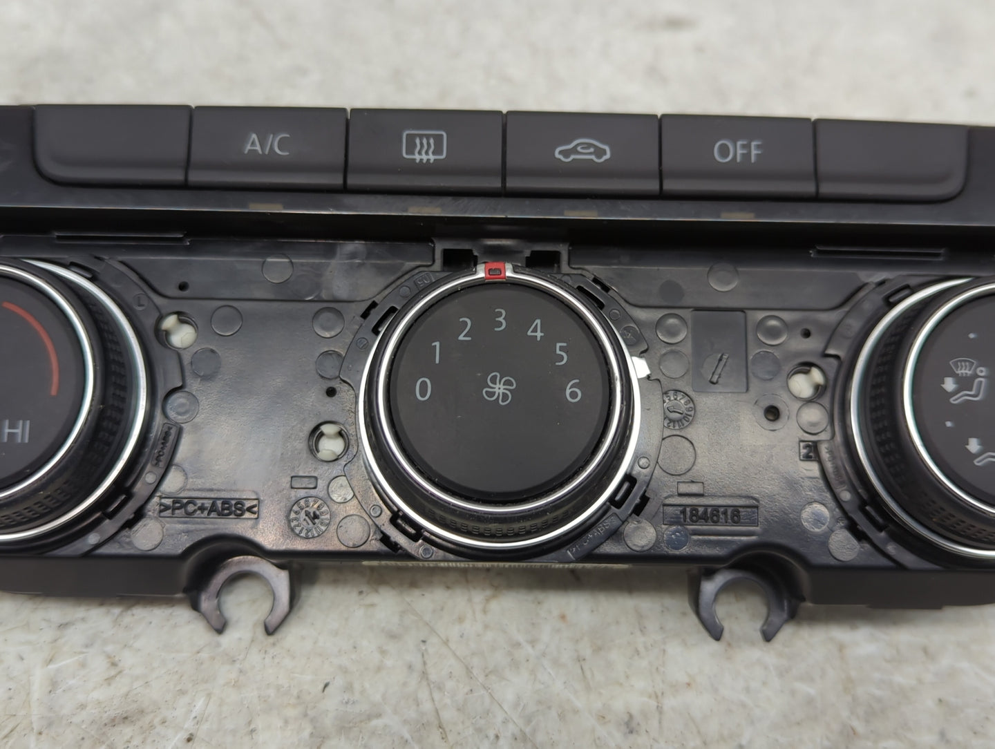 2015 Volkswagen Golf Climate Control Module Temperature AC/Heater Replacement P/N:5G0907426Q Fits OEM Used Auto Parts - Oemu