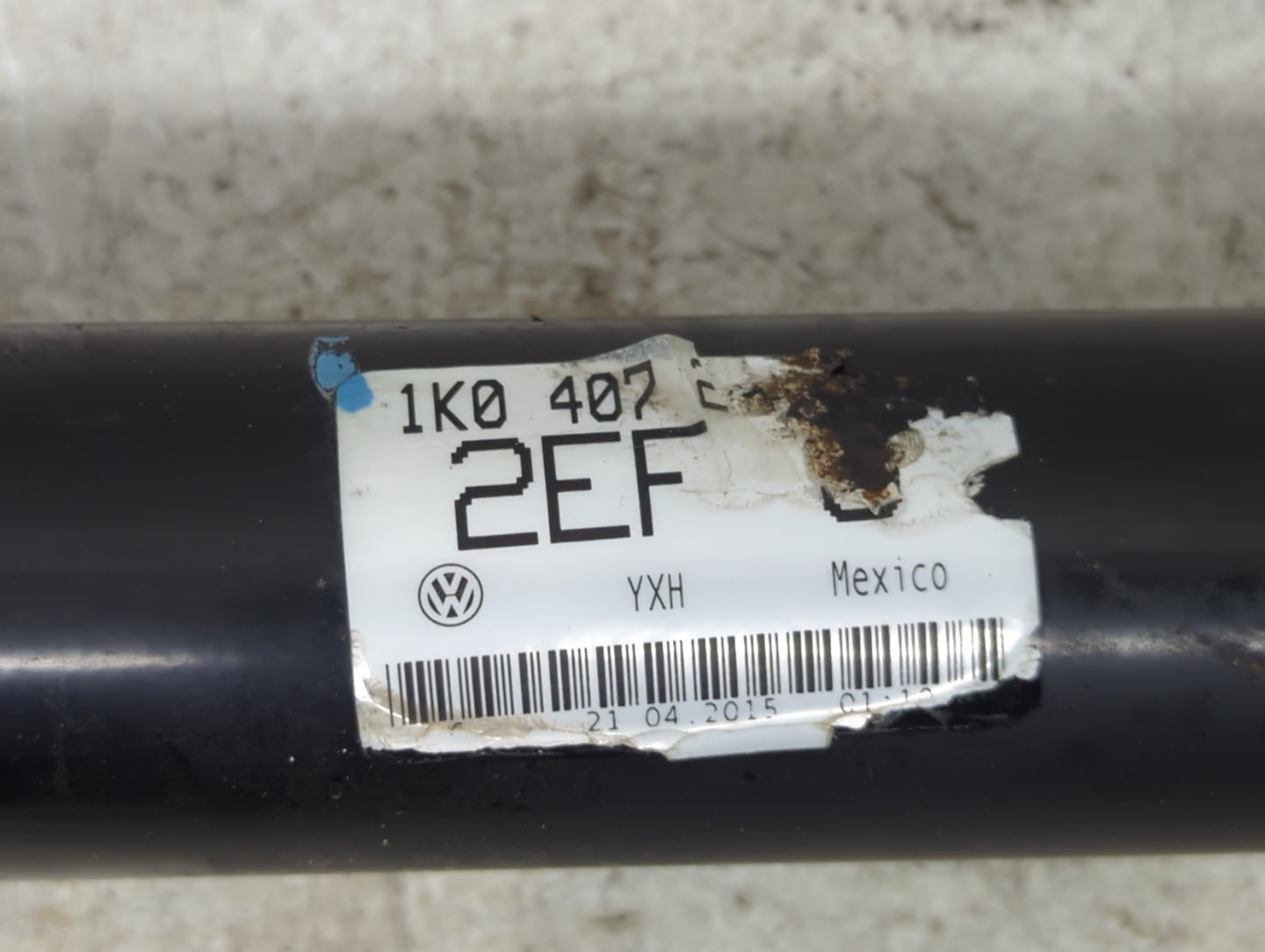 2015-2017 Volkswagen Golf Axle Shaft Front Passenger Cv C/v 1428641 - Oemusedautoparts1.com