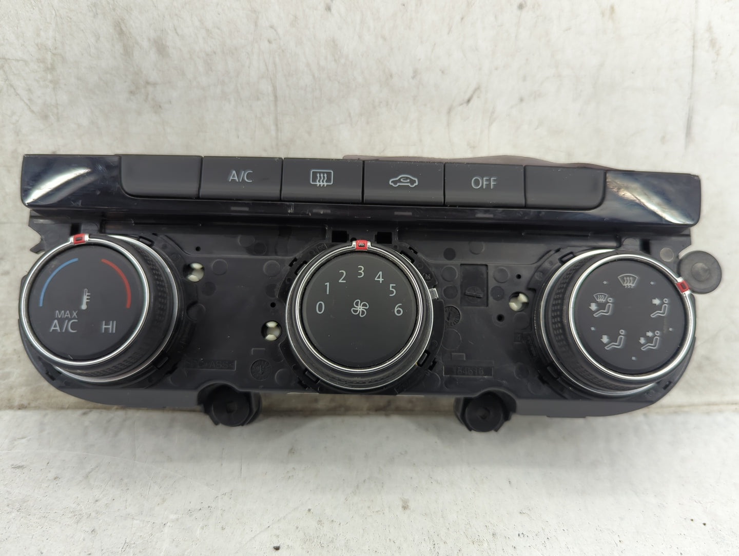 2015-2017 Volkswagen Golf Climate Control Module Temperature AC/Heater Replacement P/N:5GM907426B 5HB01251504 Fits OEM Used 