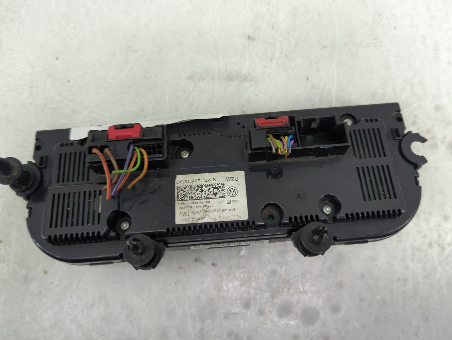 2015-2017 Volkswagen Golf Climate Control Module Temperature AC/Heater Replacement P/N:5GM907426B 5HB01251504 Fits OEM Used 