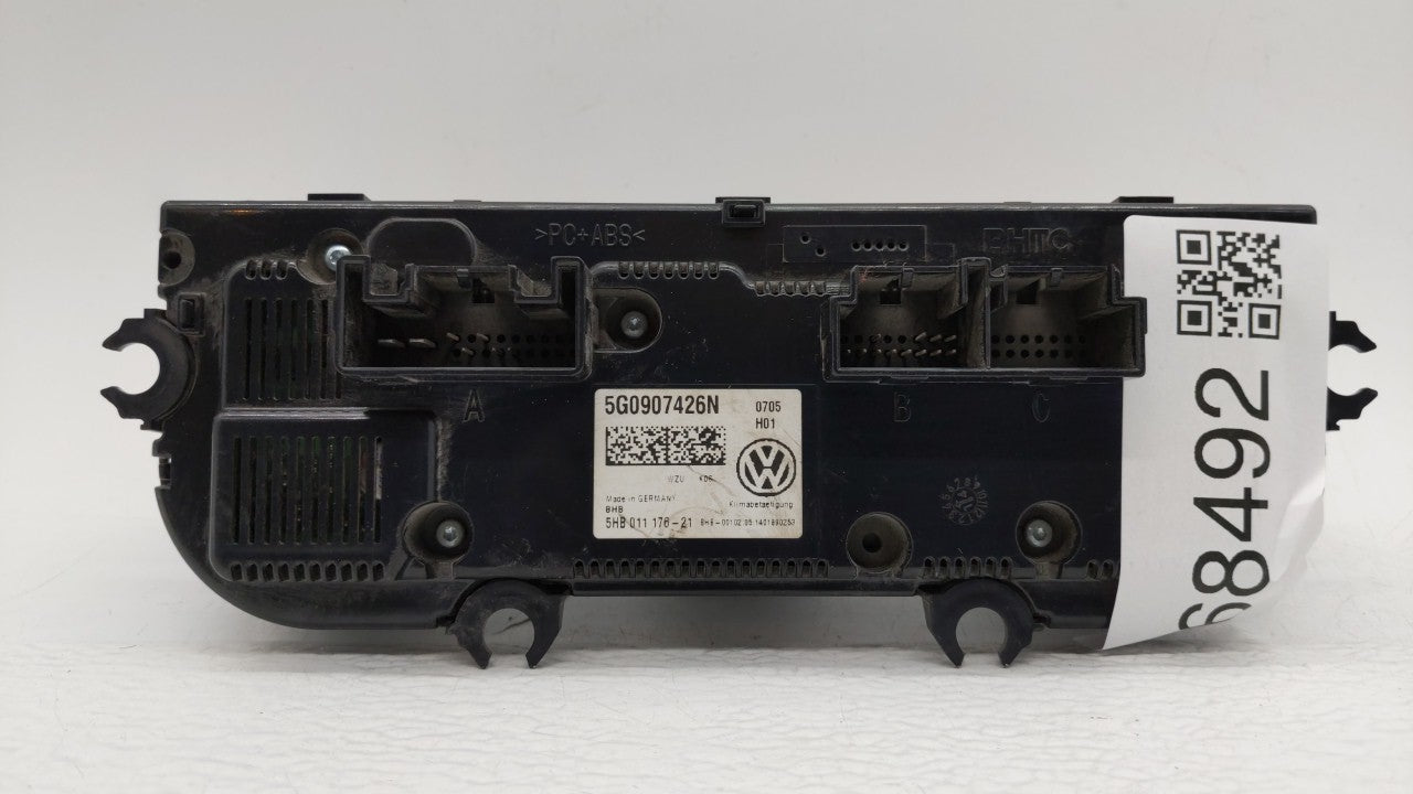2015 Volkswagen Golf Climate Control Module Temperature AC/Heater Replacement P/N:5G0907426R 5G0907426N Fits OEM Used Auto P