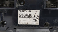 2015 Volkswagen Golf Climate Control Module Temperature AC/Heater Replacement P/N:5G0907426R 5G0907426N Fits OEM Used Auto P