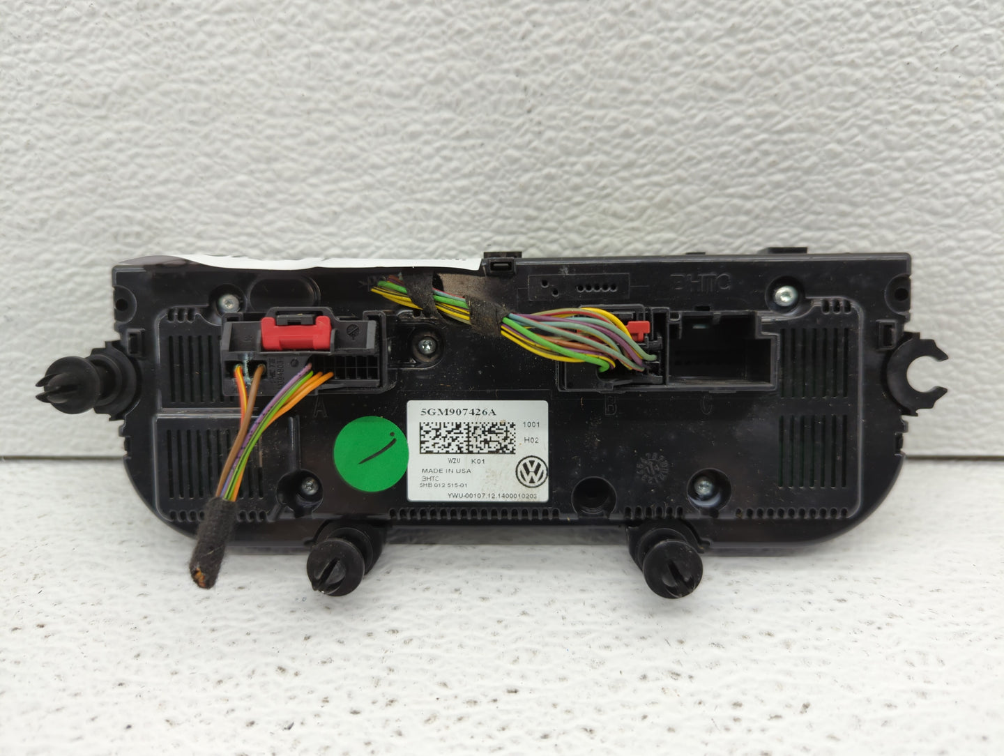 2015-2016 Volkswagen Golf Climate Control Module Temperature AC/Heater Replacement P/N:5GM907426A Fits Fits 2015 2016 OEM Us
