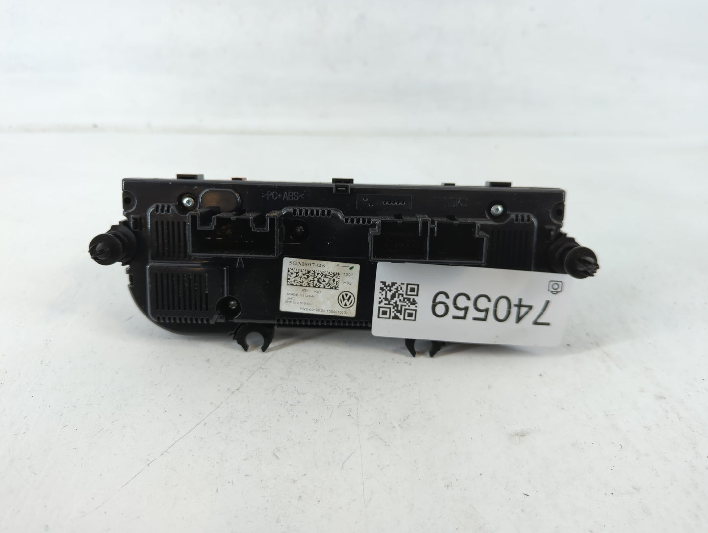 2015-2017 Volkswagen Golf Climate Control Module Temperature AC/Heater Replacement P/N:5GM907426 Fits Fits 2015 2016 2017 OE