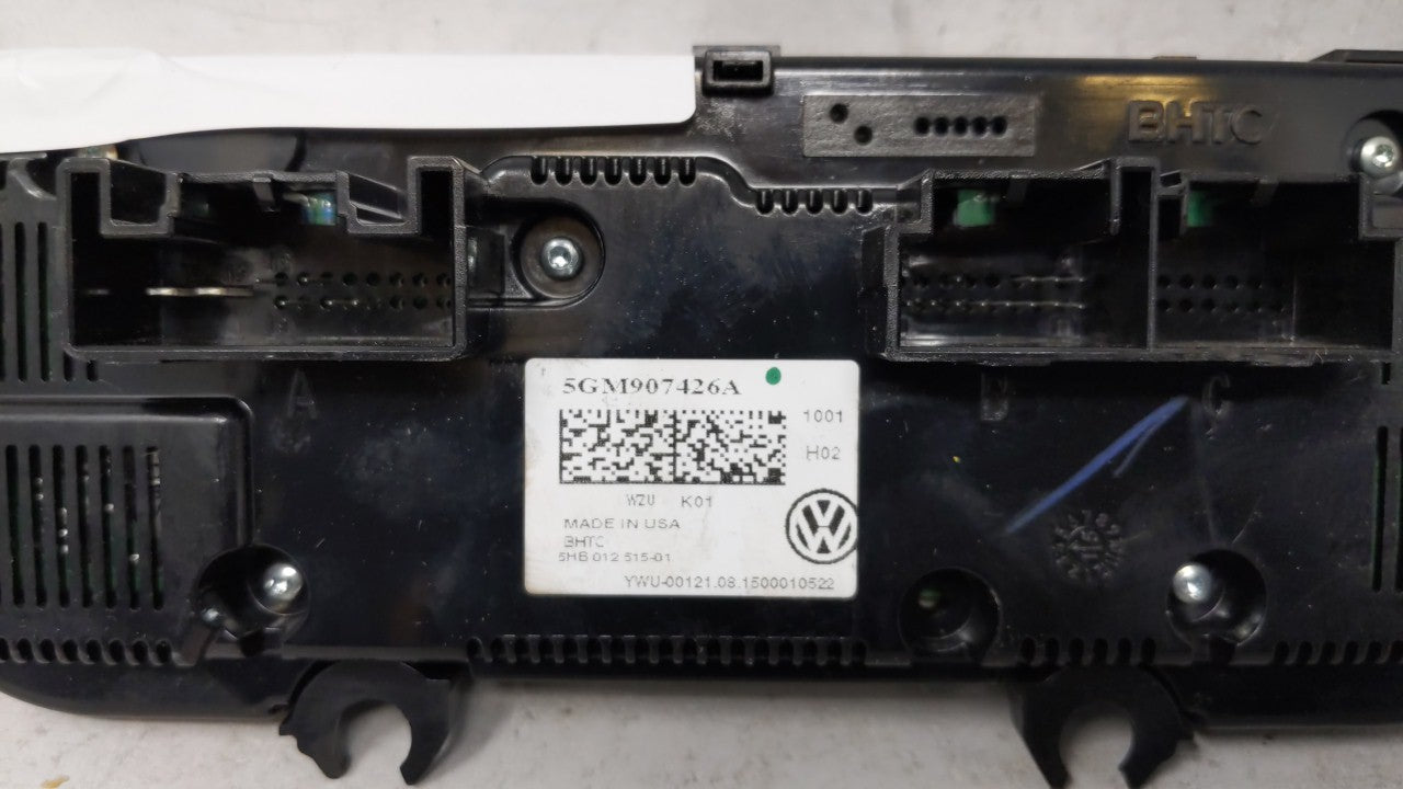 2015-2017 Volkswagen Golf Climate Control Module Temperature AC/Heater Replacement Fits Fits 2015 2016 2017 OEM Used Auto Pa