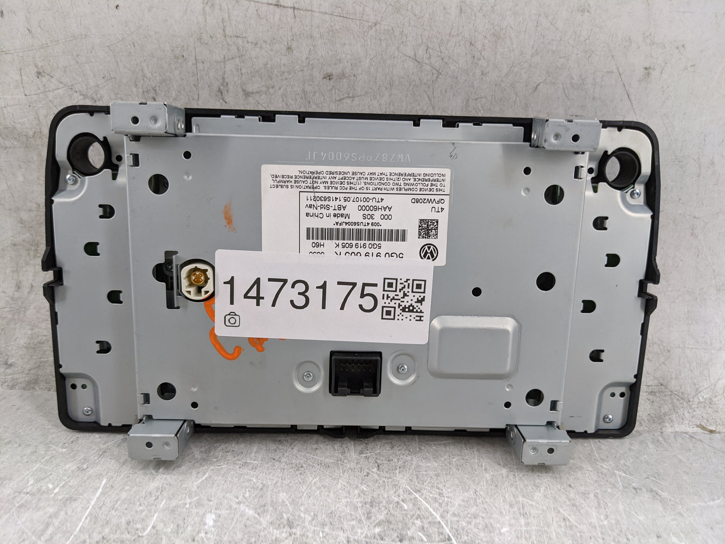 Volkswagen Golf Gti Information Display Screen 1473175 - Oemusedautoparts1.com