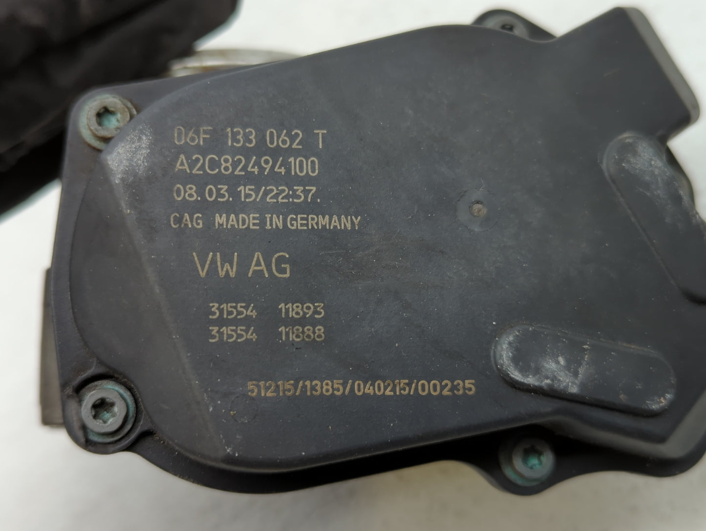 2015 Volkswagen Golf Sportwagen Throttle Body P/N:06F 133 062 G 06F 133 062 Q Fits OEM Used Auto Parts - Oemusedautoparts1.c