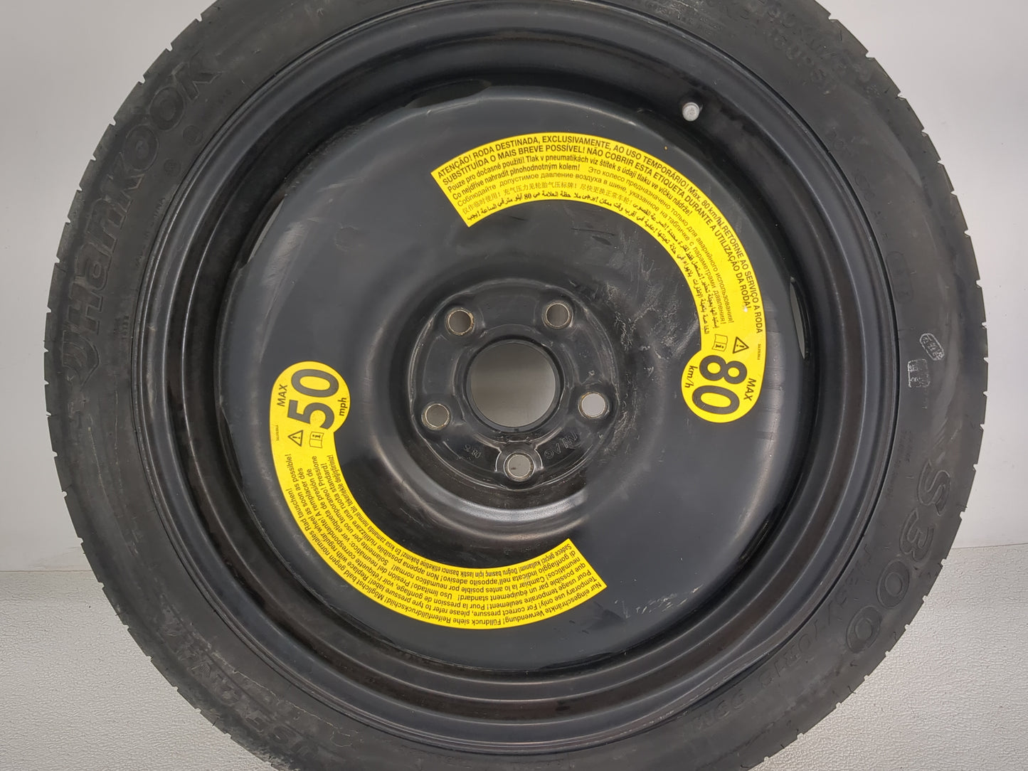 2015-2021 Volkswagen Gti Spare Donut Tire Wheel Rim Oem - Oemusedautoparts1.com
