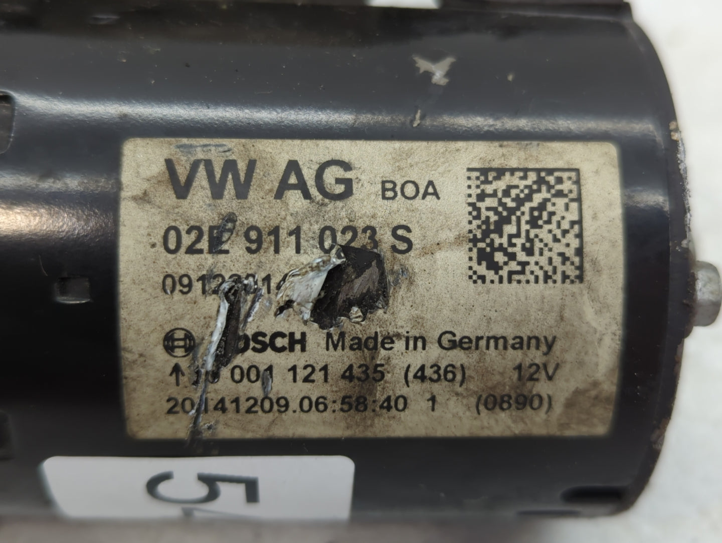 2015-2017 Volkswagen Gti Car Starter Motor Solenoid OEM P/N:02E 911 023 S Fits Fits 2011 2012 2013 2014 2015 2016 2017 2018 