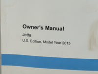 2015 Volkswagen Jetta Owners Manual Book Guide P/N:1515U1JT623 OEM Used Auto Parts - Oemusedautoparts1.com