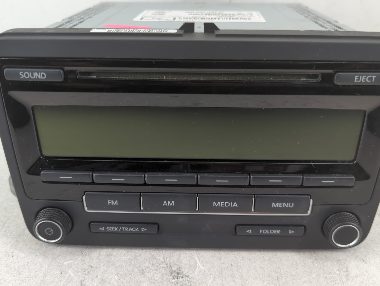 2015-2017 Volkswagen Jetta Radio AM FM Cd Player Receiver Replacement P/N:1K0 035 164 H Fits Fits 2014 2015 2016 2017 OEM Us