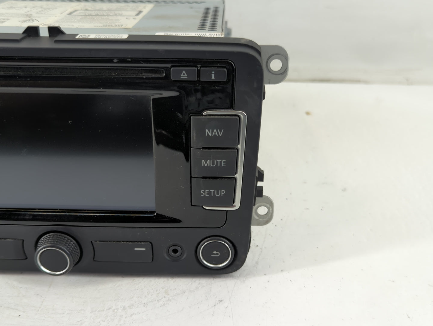 2015-2017 Volkswagen Jetta Radio AM FM Cd Player Receiver Replacement P/N:1Q0 035 274 K Fits Fits 2015 2016 2017 OEM Used Au