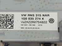 2015-2017 Volkswagen Jetta Radio AM FM Cd Player Receiver Replacement P/N:1Q0 035 274 K Fits Fits 2015 2016 2017 OEM Used Au