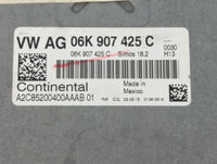 2015-2017 Volkswagen Jetta PCM Engine Control Computer ECU ECM PCU OEM P/N:06K 907 425 C Fits Fits 2015 2016 2017 OEM Used A