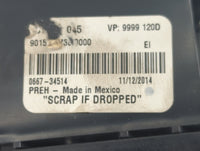 2015-2018 Volkswagen Jetta Climate Control Module Temperature AC/Heater Replacement Fits Fits 2015 2016 2017 2018 OEM Used A