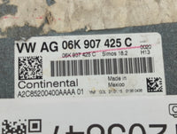 2015-2017 Volkswagen Jetta PCM Engine Control Computer ECU ECM PCU OEM P/N:06K 907 425 C Fits Fits 2015 2016 2017 OEM Used A