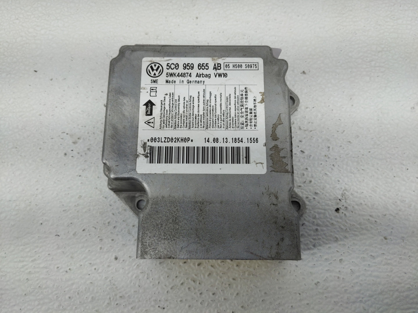 2015 Volkswagen Jetta PCM Engine Control Computer ECU ECM PCU OEM P/N:5C0 959 655 AB Fits OEM Used Auto Parts - Oemusedautop