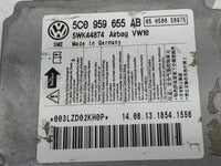 2015 Volkswagen Jetta PCM Engine Control Computer ECU ECM PCU OEM P/N:5C0 959 655 AB Fits OEM Used Auto Parts - Oemusedautop
